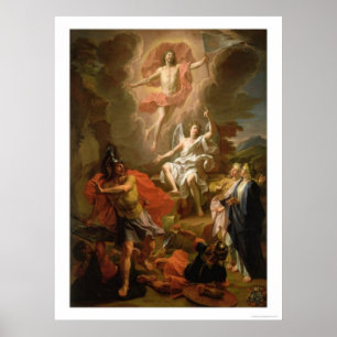 Poster Ressuscitando o Cristo de Noel Coypel (1700)