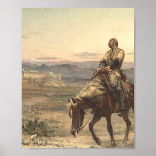 Poster Restantes De Uma Pintura Do Exército Por Elizabet