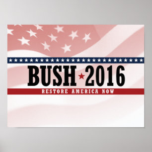PÓSTER RESTAURAÇÃO AMÉRICA DE BUSH 2016 - .PNG