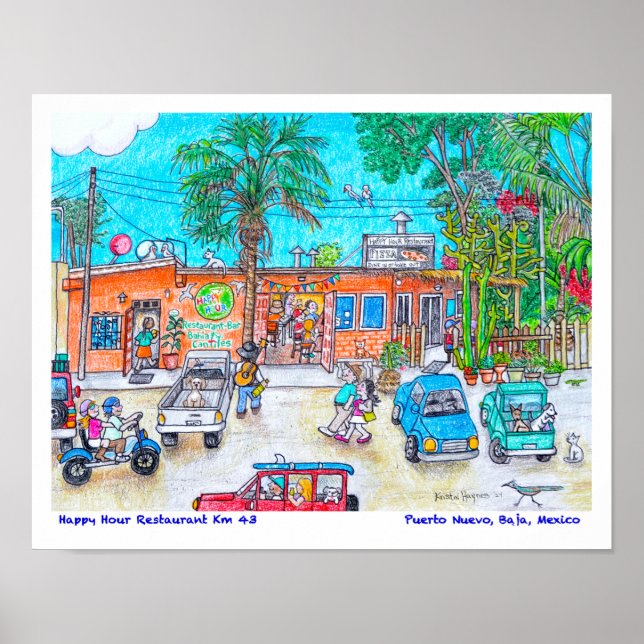 Poster Restaurante da Hora Feliz (Frente)