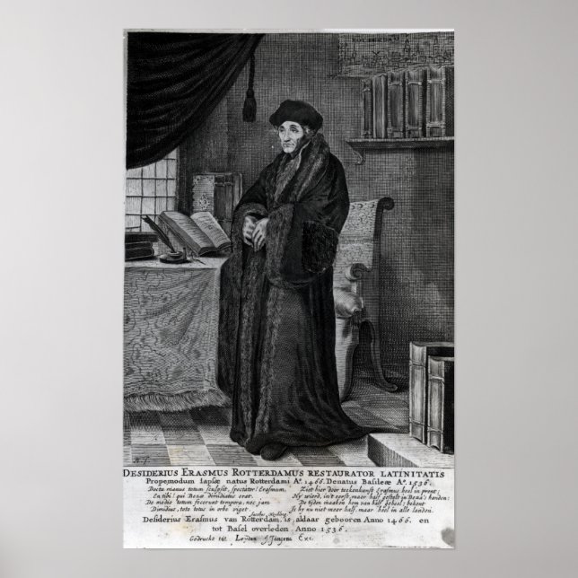 Póster Restaurante da língua latina'' (Frente)