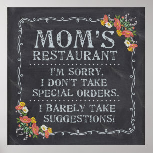 Poster Restaurante da mãe