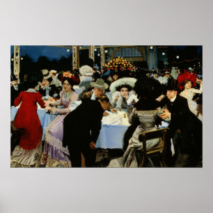 Póster Restaurante da noite