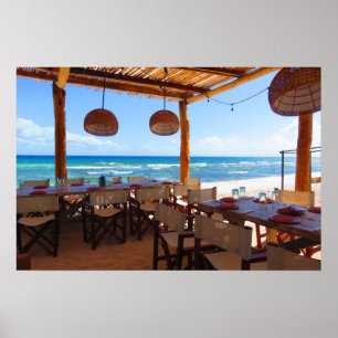 Poster Restaurante de Beachside em Riviera Maya
