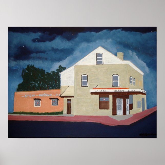 Poster Restaurante Midtown (Frente)