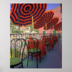 Poster Restaurante na cidade montanhosa de Vernazza, Cinq