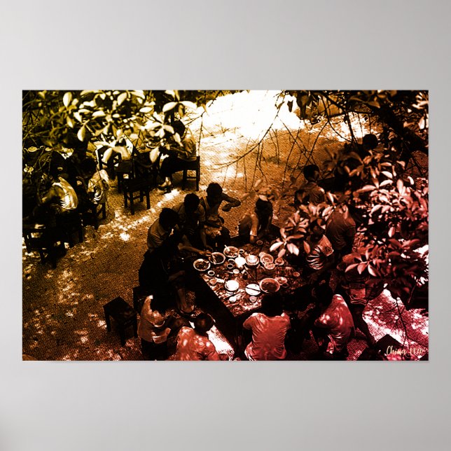 Poster Restaurante Vintage China Canton (Frente)