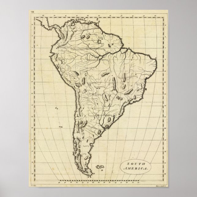 Poster Resumo da América do Sul (Frente)