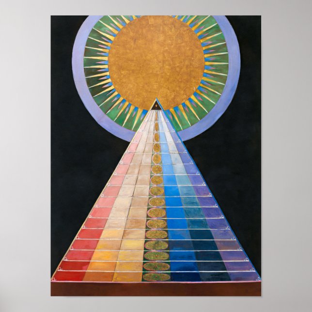 Poster Retábulo 1 | Hilma af Klint | (Frente)