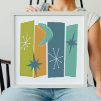 Retângulos Atômicos Boomerang Starburst Médio sécu
