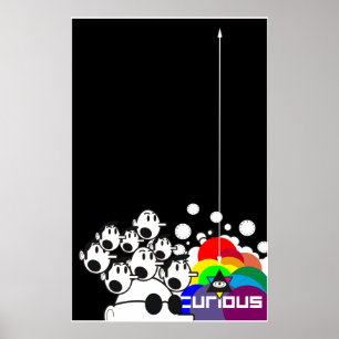 Póster retardação de tempo conceptual