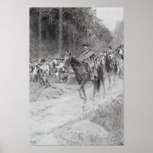 Poster Retirada de Washington de Prados Excelentes