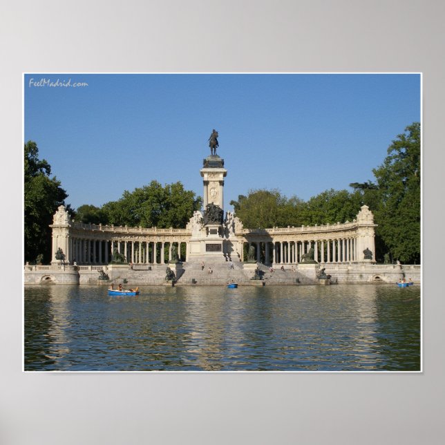 Póster Retiro Park Madrid (Frente)