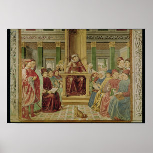 Póster Retórica da leitura de St Augustine