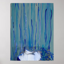 Poster Retrato Abstrato moderno