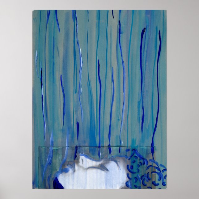 Poster Retrato Abstrato moderno (Frente)