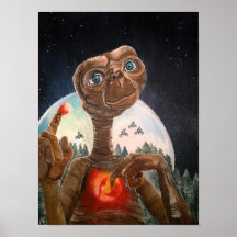 Retrato Alien Pintado por Alfred Fox