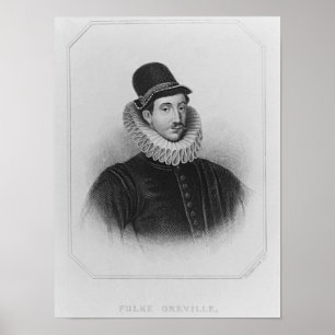 Póster Retrato Baron Brooke de Fulke Greville do ø