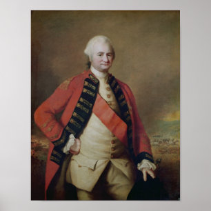 Póster Retrato Baron Clive de Robert Clive do ø, 1773