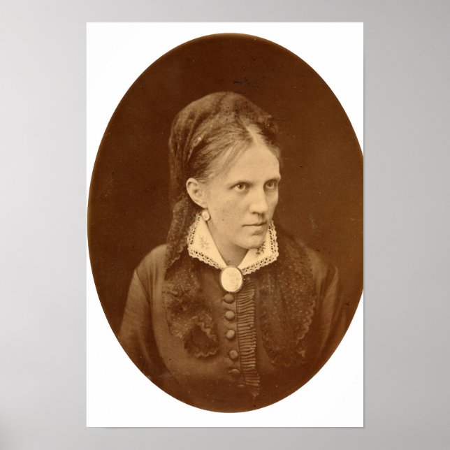 Poster Retrato busto de Anna G. Dostyevskaya (Frente)