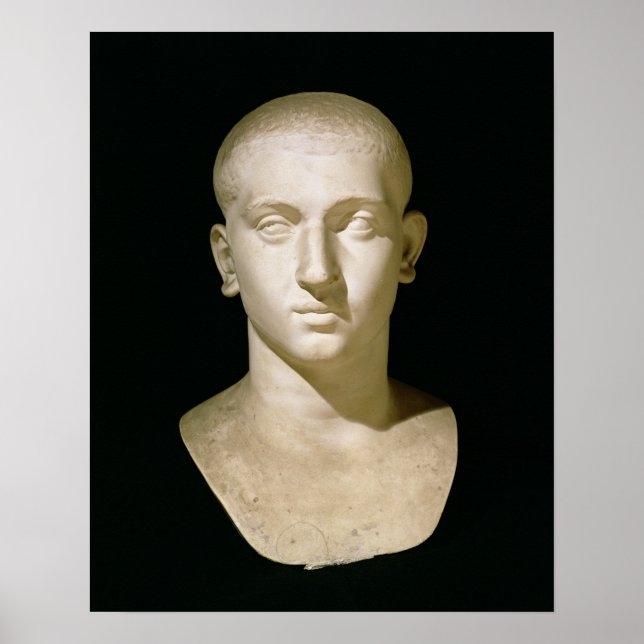 Póster Retrato busto do Imperador Severo Alexander (Frente)