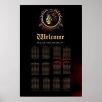 Retrato da cabeça de leão estilizado em Mandala