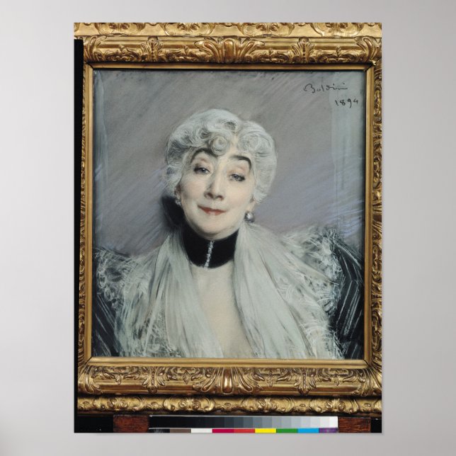 Póster Retrato da Condessa de Martel de Janville (Frente)