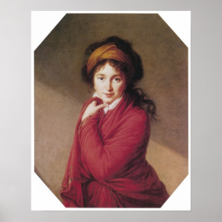 Poster Retrato da Condessa Golovin, Vigee-Lebrun