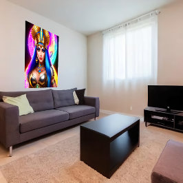 Poster Retrato da Deusa Egípcia Isis | Arte AI