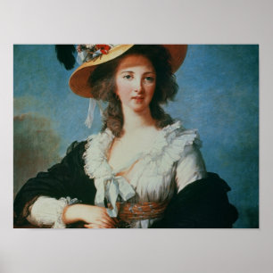Póster Retrato da duquesa de Polignac