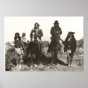 Poster Retrato da família extensa de Geronimo