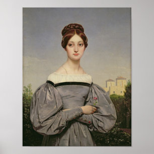 Póster Retrato da filha de Louise Vernet do