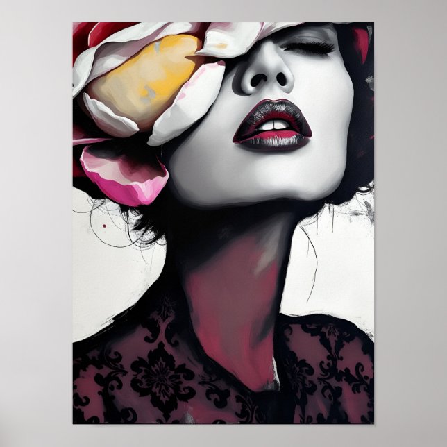 Poster Retrato da Flor (Frente)