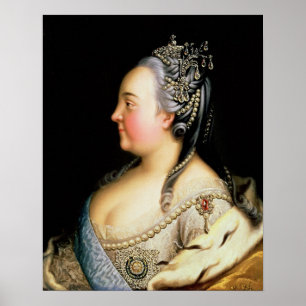 Poster Retrato da imperatriz de Elizabeth Petrovna