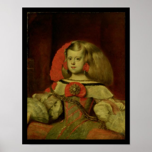 Póster Retrato da Infanta Margarita (Frente)
