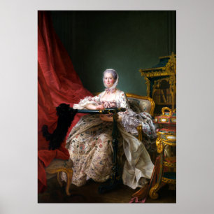 Poster Retrato da Madame de Pompadour