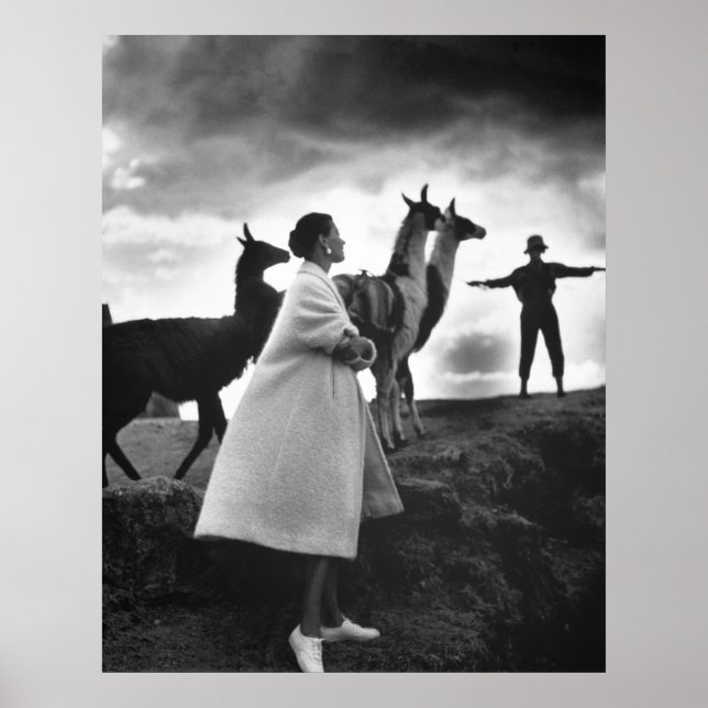 Poster Retrato da Moda peruana, 1952 (Frente)