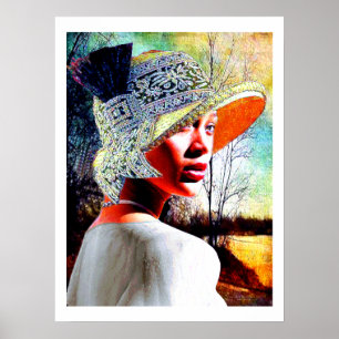 Poster Retrato da Mulher Renascentista do Harlem