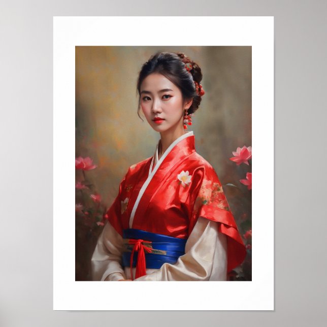 Poster Retrato da Princesa Chinesa (Frente)