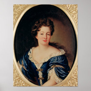 Póster Retrato da princesa Colonna de Marie-Anne Mancini
