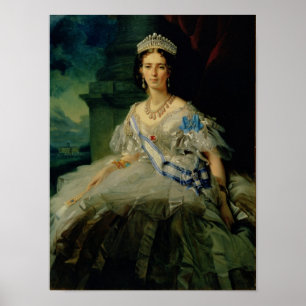 Póster Retrato da princesa Tatiana Alexanrovna