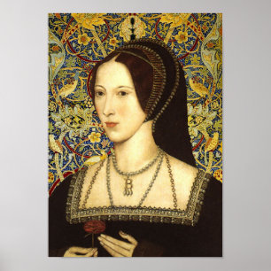 Póster Retrato da rainha Anne Boleyn