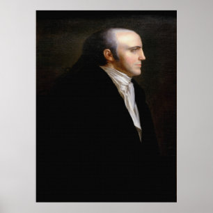 Poster Retrato da REBARBA de AARON por John Vanderlyn
