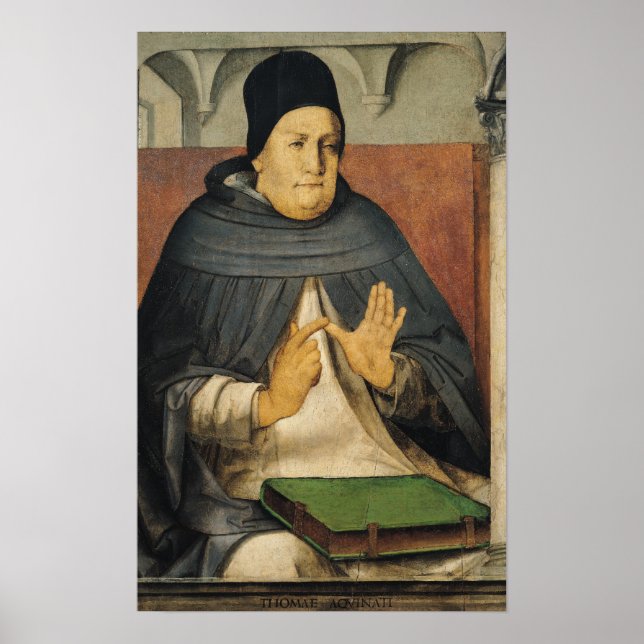 Póster Retrato da Rua Thomas Aquinas c.1475 (Frente)