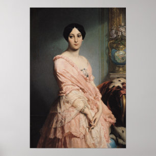 Póster Retrato da senhora F, 1850-51