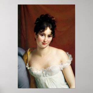 Poster Retrato da senhora Recamier