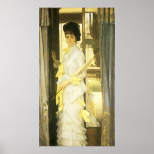 Póster Retrato da senhorita Lloyd por Tissot, belas artes