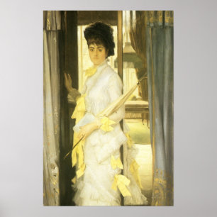 Póster Retrato da senhorita Lloyd por Tissot, belas artes
