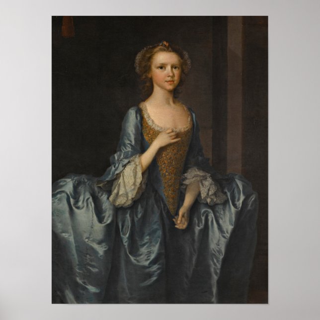 Poster Retrato Da Sra. Hibbert, Quando Uma Garota (Frente)