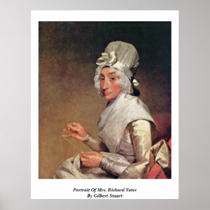 Póster Retrato da Sra. Richard Yates Gilbert Stuart
